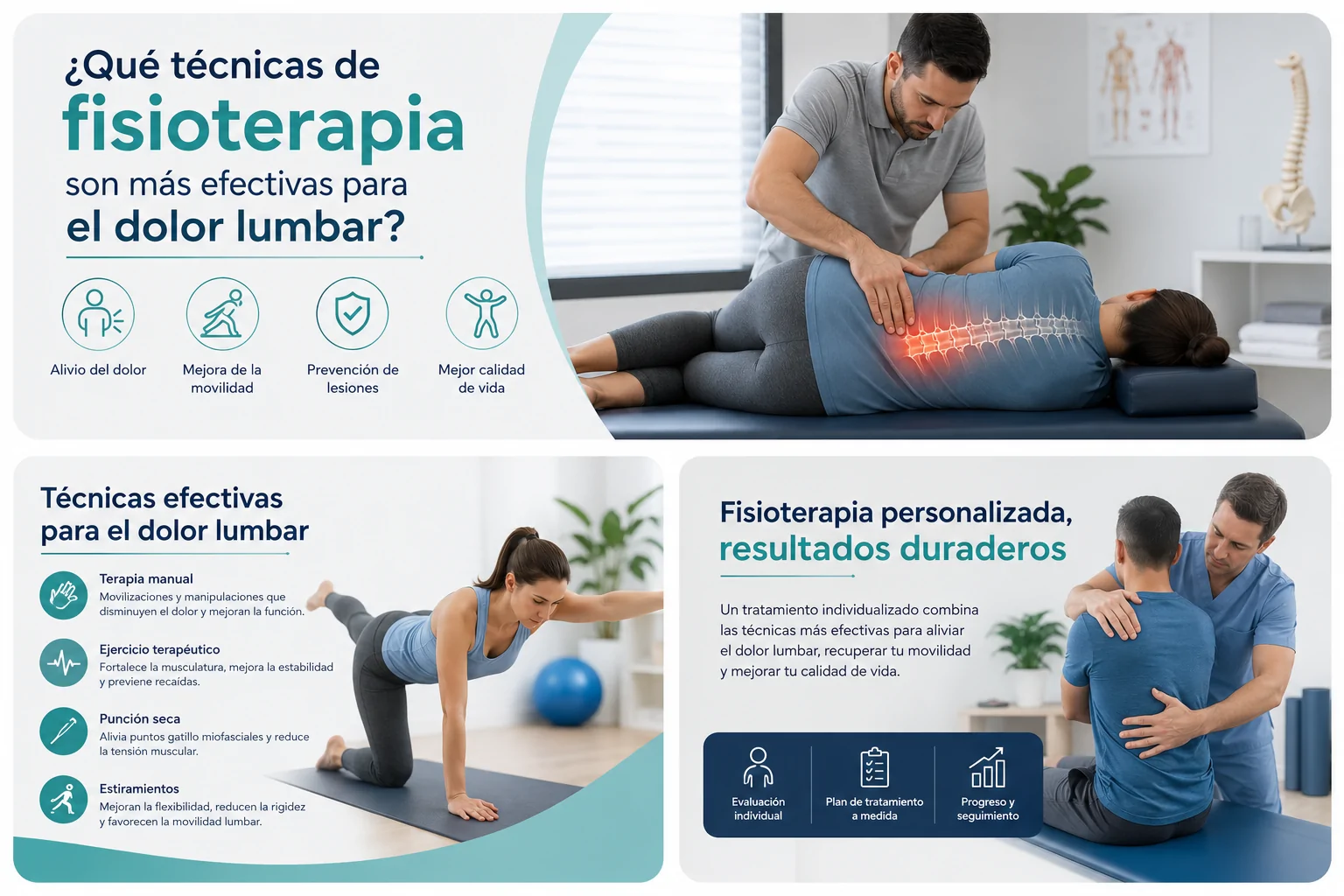 Que tecnicas de fisioterapia con mas efectivas para el dolor lumbar - &iquest;Qu&eacute; t&eacute;cnicas de fisioterapia son m&aacute;s efectivas para el dolor lumbar?