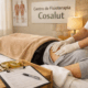 Comparacion de servicios de fisioterapia visceral en Sant Just Desvern, fisioterapeuta palpando abdomen.